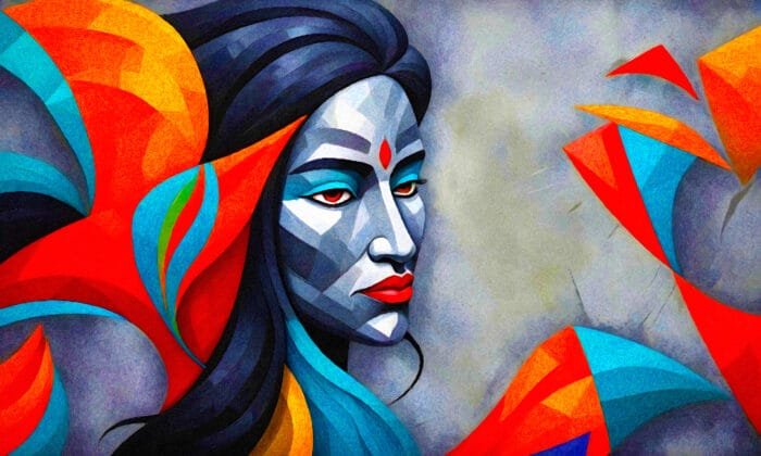 An eye - a gesture of feelings